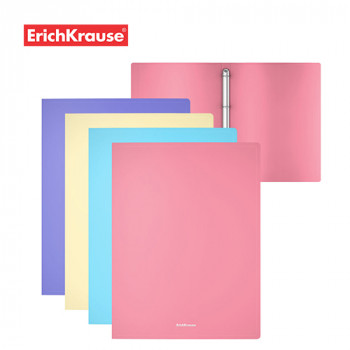 Папка со 4 прстени за 150лист Пастел Erich Krause